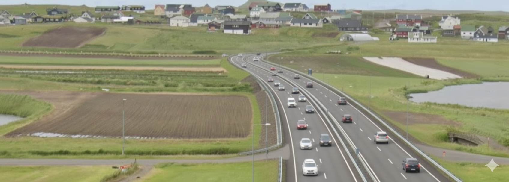 Sandafløttur motorvegur
