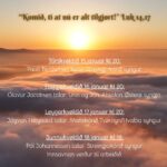 Missiónsvika í Porkeri 15. til 18. januar