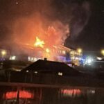 Eldur í sethúsum á Tvøroyri