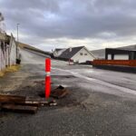 Fyrireikingararbeiði til asfaltering í Vági