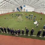 Fyrsti dagurin á Fótbóltsskúlanum farin afturum