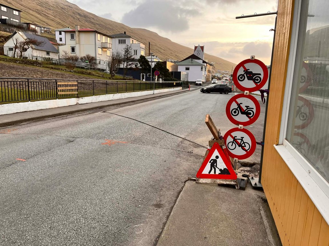 asfaltering Vágur 2026