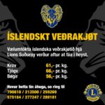 Lions Suðuroy við veðrakjøti